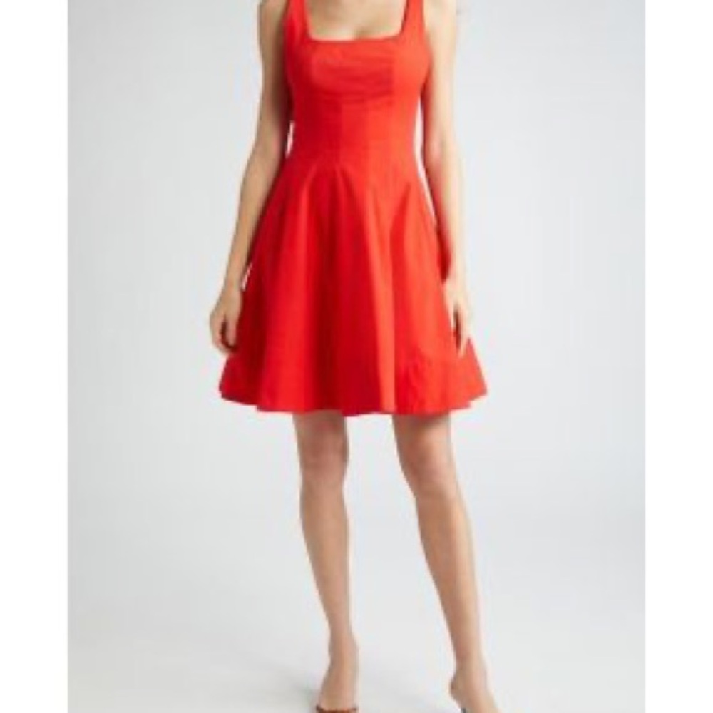 Staud Red Wells dress SIZE